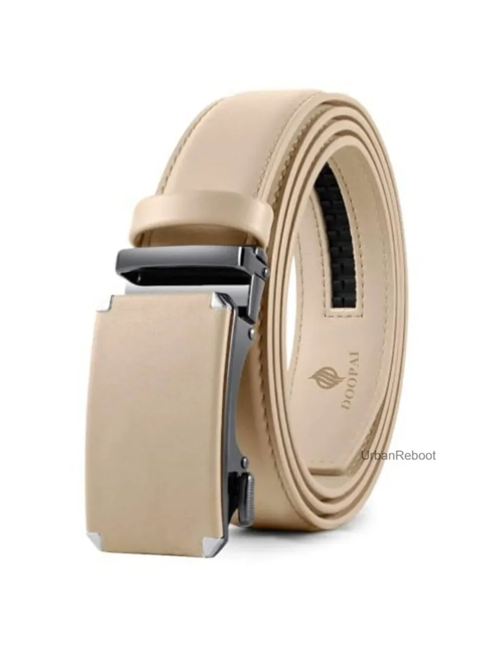 Men's Leather Ratchet Belt 1 3/8